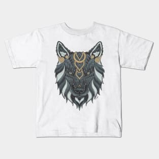 Golden Wolf Kids T-Shirt